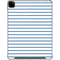 Blue and White Stripes iPad Pro 12.9in (2020) Clear Case